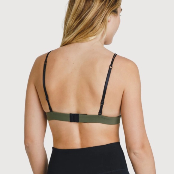 NWOT Kit and Ace Triangle Bralette in Charcoal Grey- Size S - Picture 6 of 9